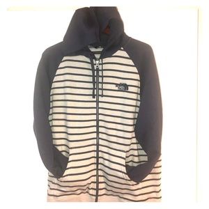 North Face sweater jacket with hoodie